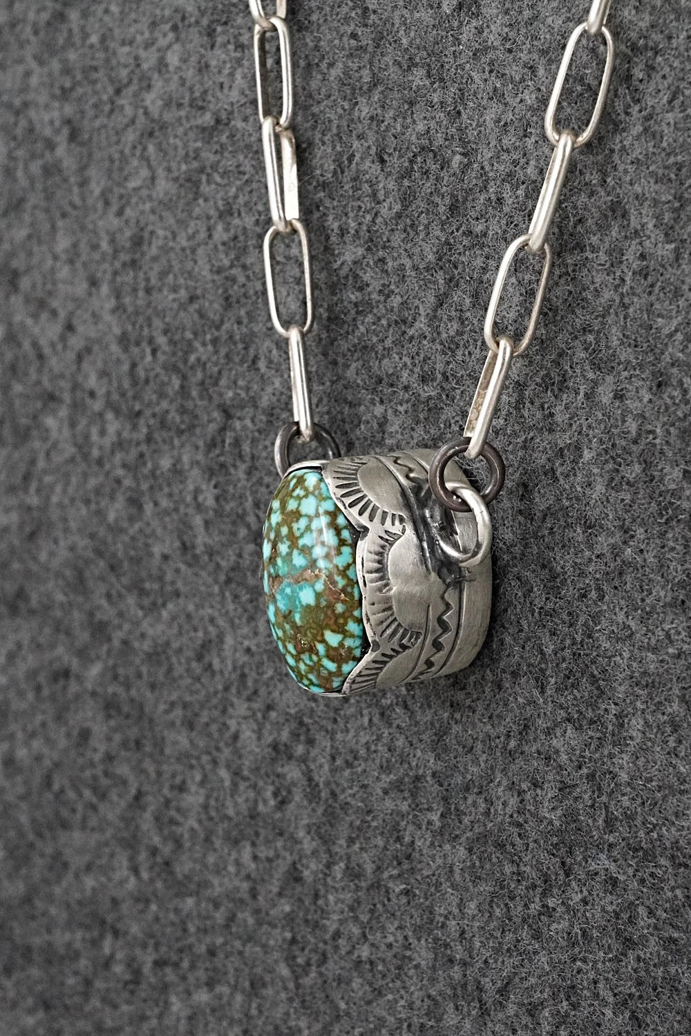 Turquoise & Sterling Silver Necklace - Randy Boyd