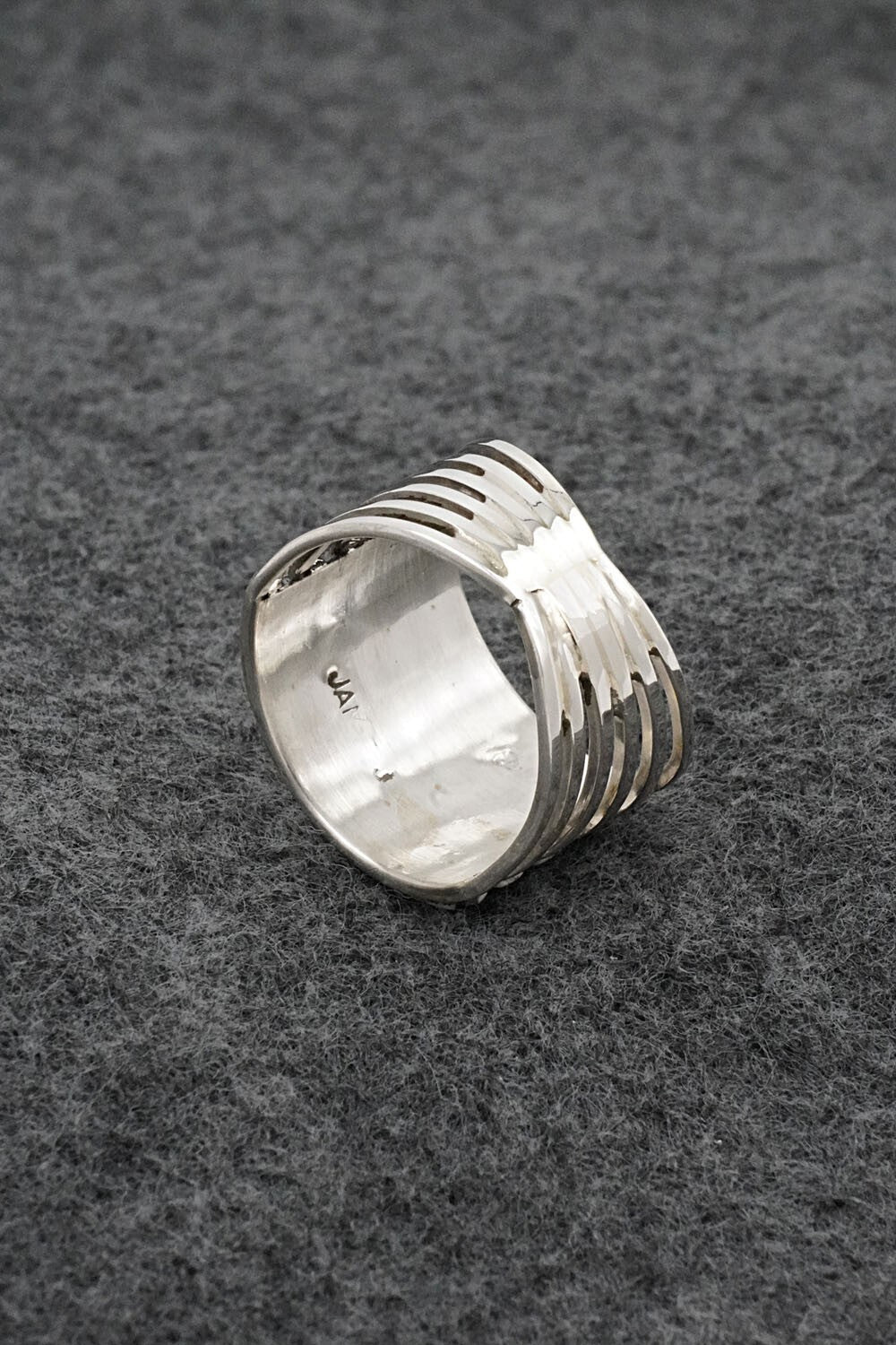 White Buffalo & Sterling Silver Ring - Jamie Johnson - Size 9