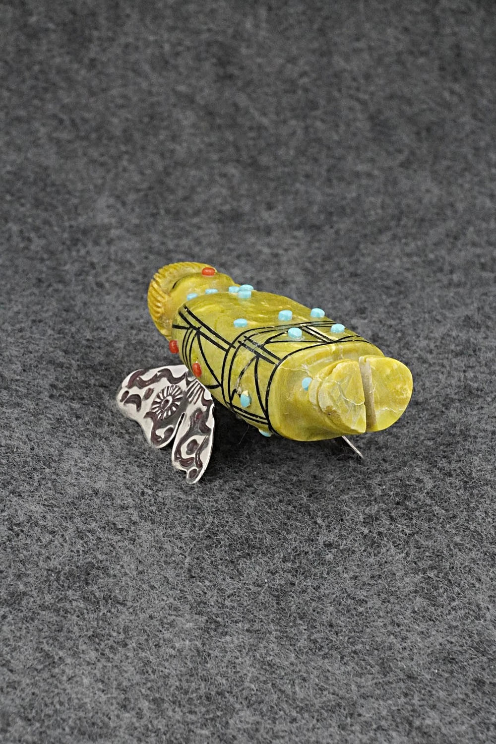 Butterfly Maiden Zuni Fetish Carving - Claudia Peina