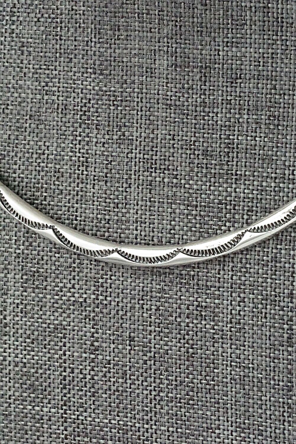 Sterling Silver Choker Necklace - Elaine Tahe