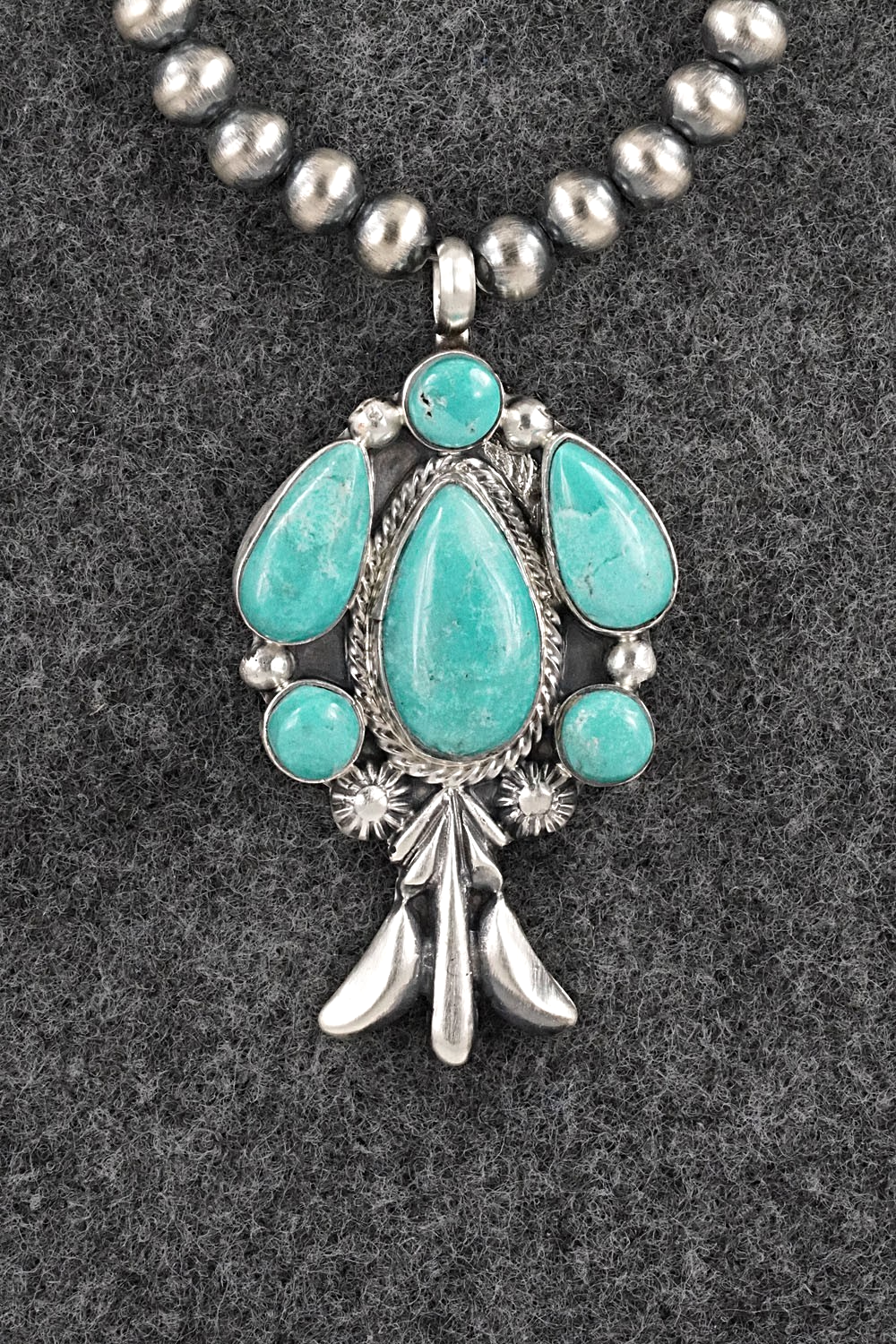 Turquoise & Sterling Silver Necklace - Bobby Platero