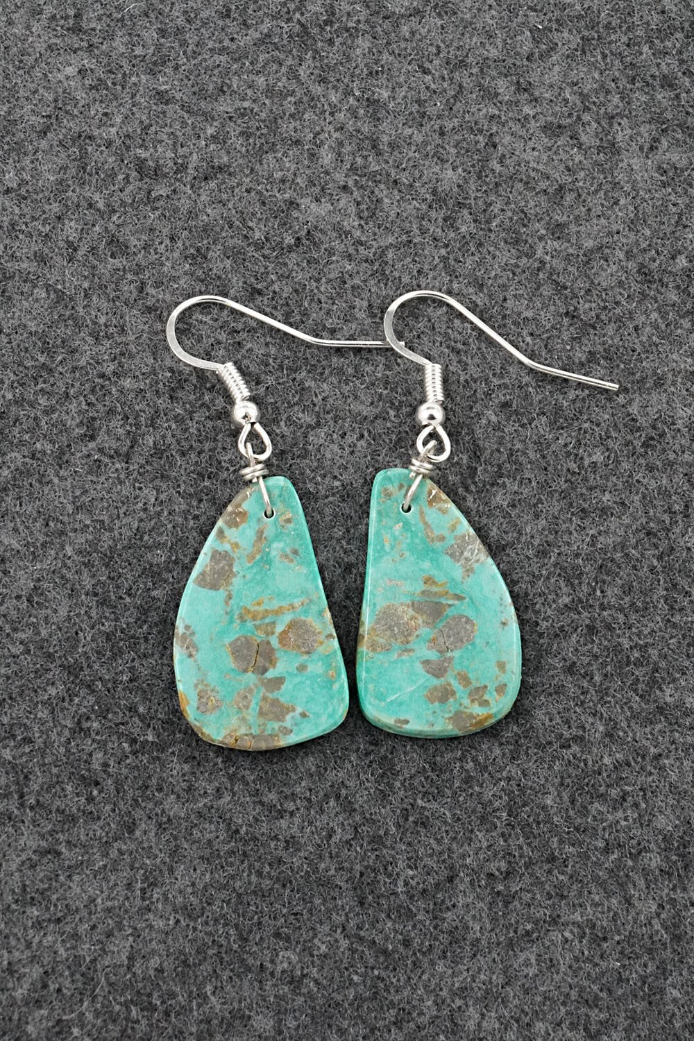 Turquoise & Sterling Silver Earrings - Tammy Nolcot