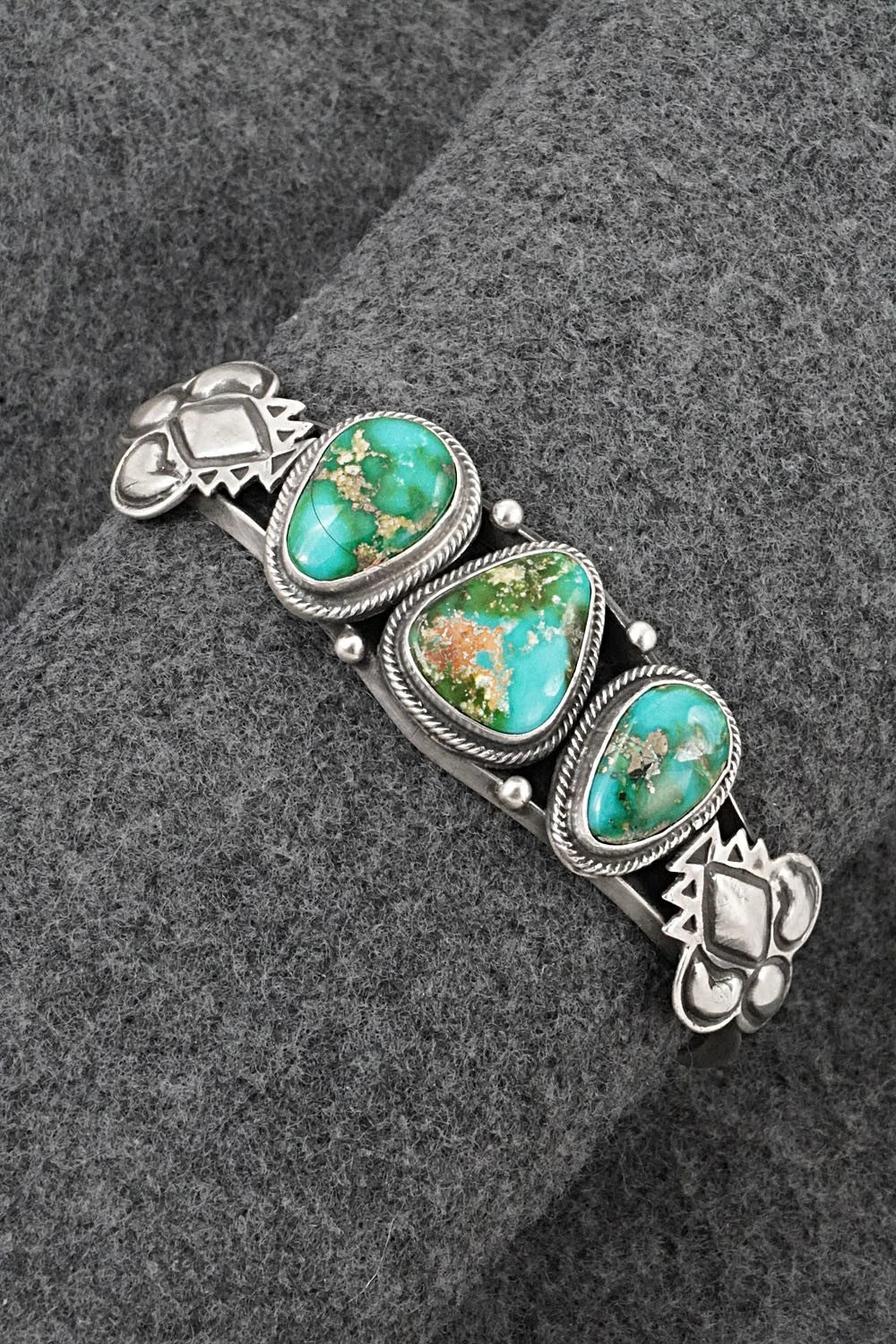 Turquoise & Sterling Silver Bracelet - Sharon McCarthy