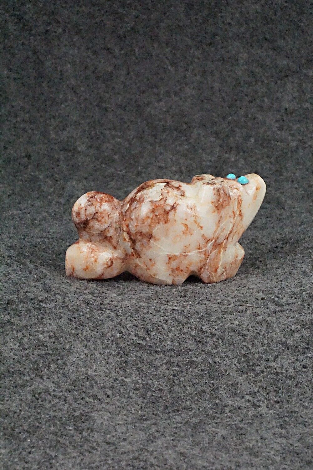 Wolf Zuni Fetish Carving - James Panteah