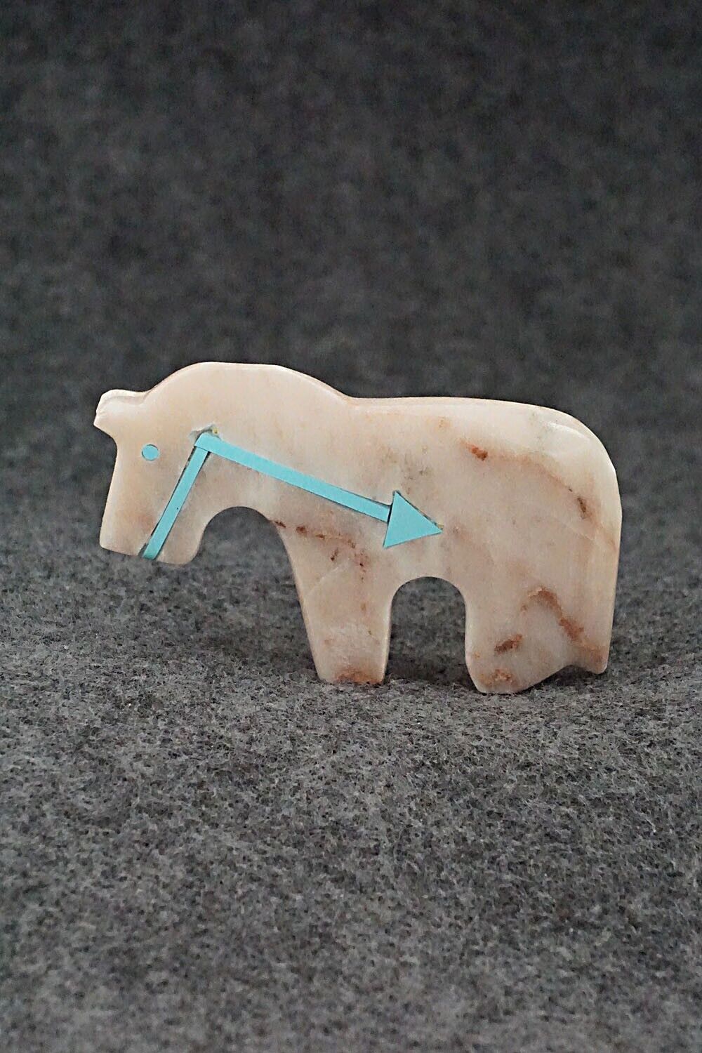 Horse Zuni Fetish Carving - Bernard Laiwakete