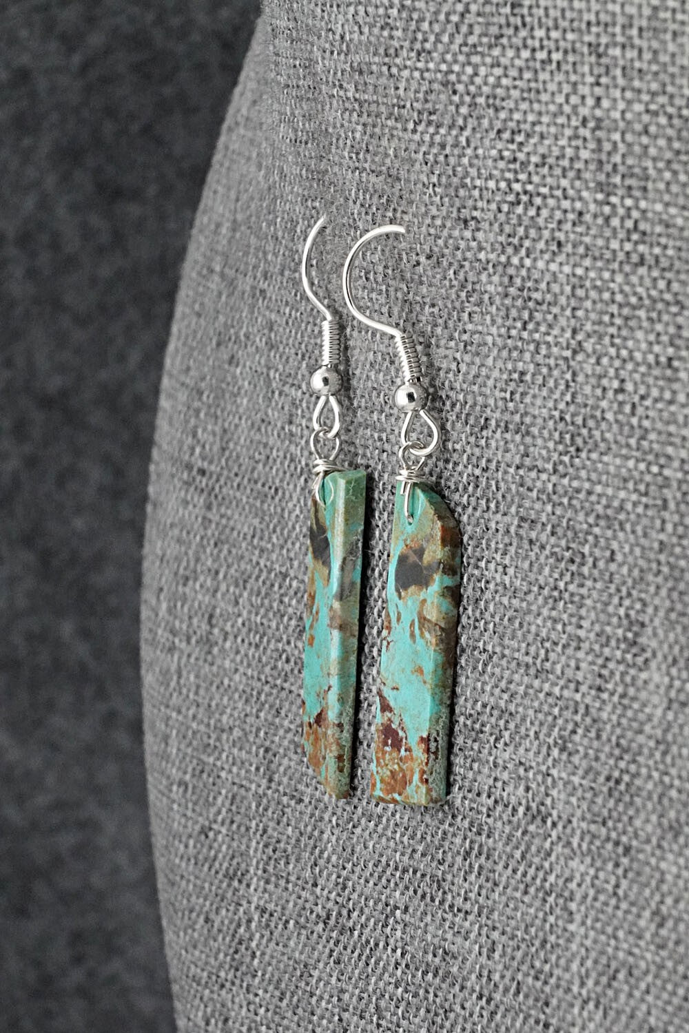 Turquoise & Sterling Silver Earrings - Tammy Nolcot
