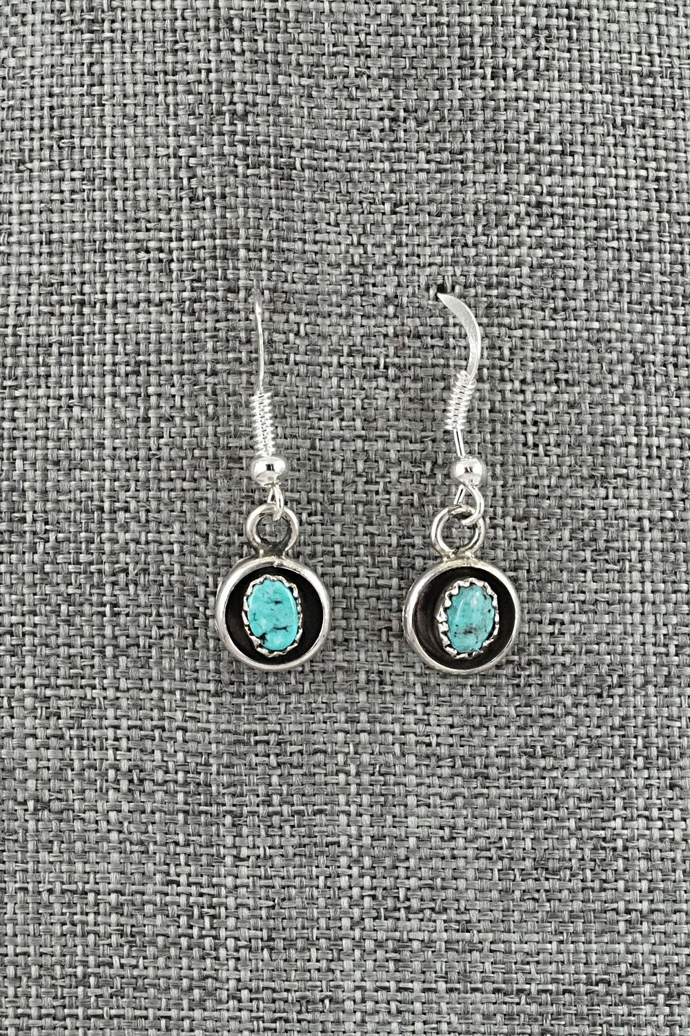 Turquoise & Sterling Silver Mini Squash Blossom Set - Phil Garcia