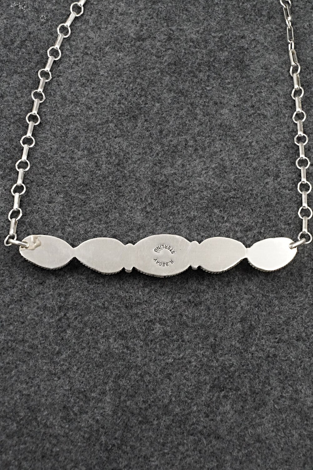 Turquoise & Sterling Silver Necklace - Rena Begay