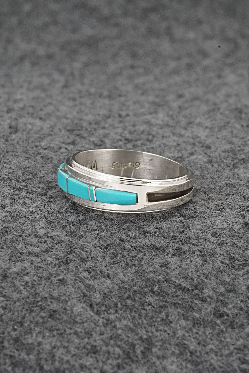 Turquoise & Sterling Silver Ring - Wilbert Muskett Jr. - Size 9