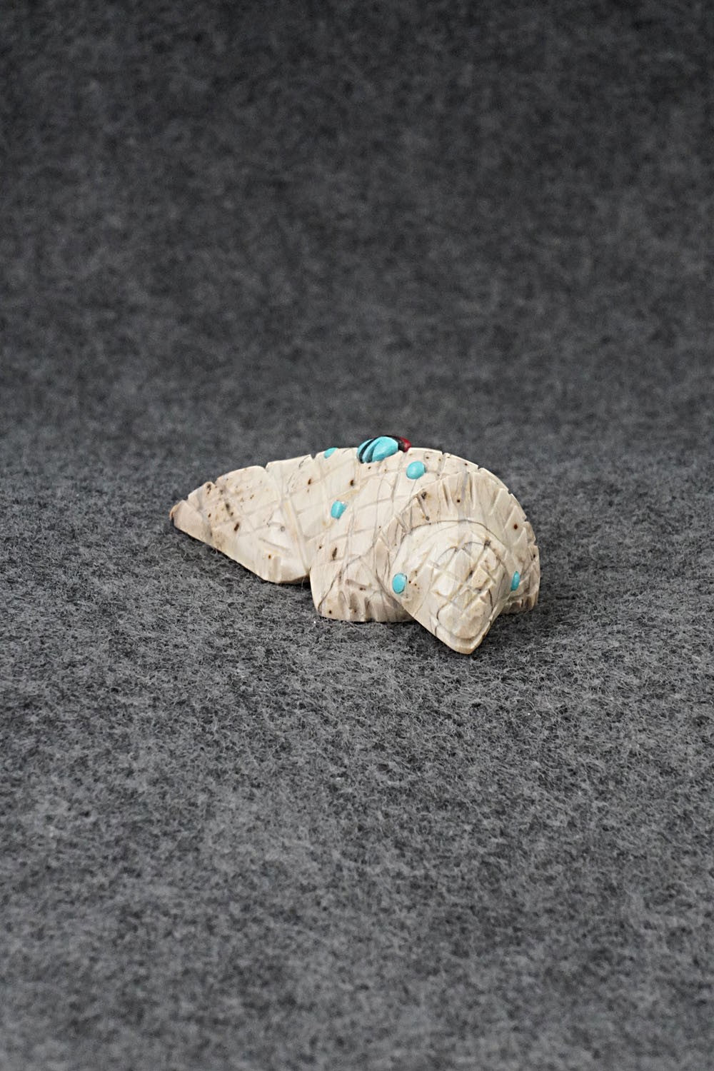 Horned Toad Zuni Fetish Carving - Dannette Laate