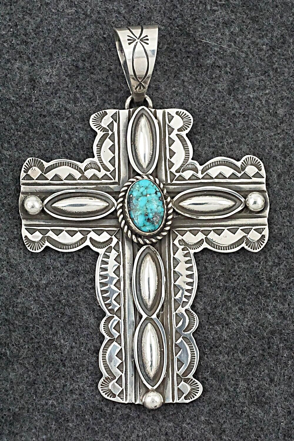 Turquoise & Sterling Silver Pendant - Alex Sanchez