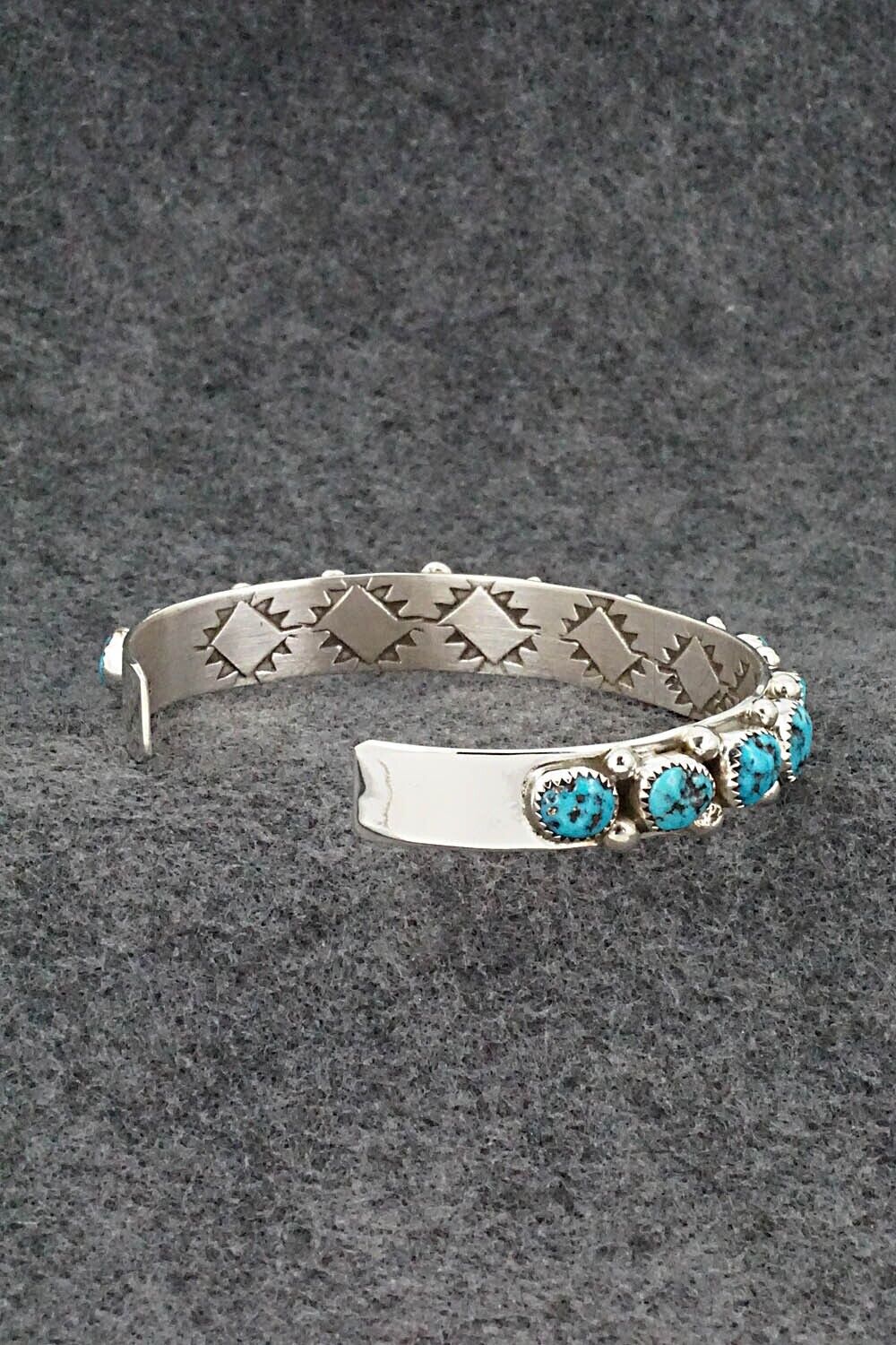 Turquoise & Sterling Silver Bracelet - Darlene Begay