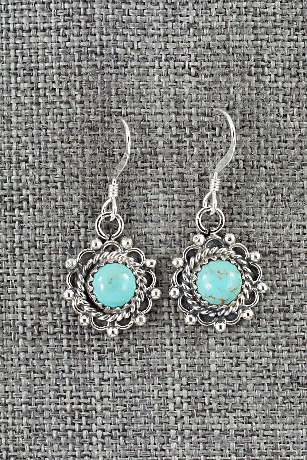Turquoise & Sterling Silver Earrings - Emery Spencer