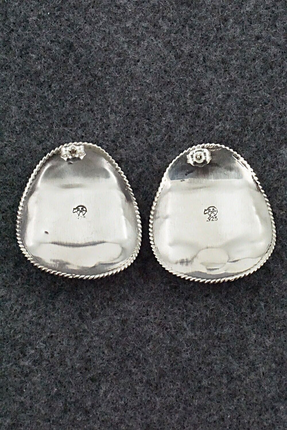 Turquoise & Sterling Silver Earrings - Bobby Platero