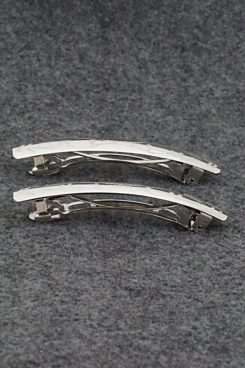 Sterling Silver Hair Barrettes - Randall Dalgai