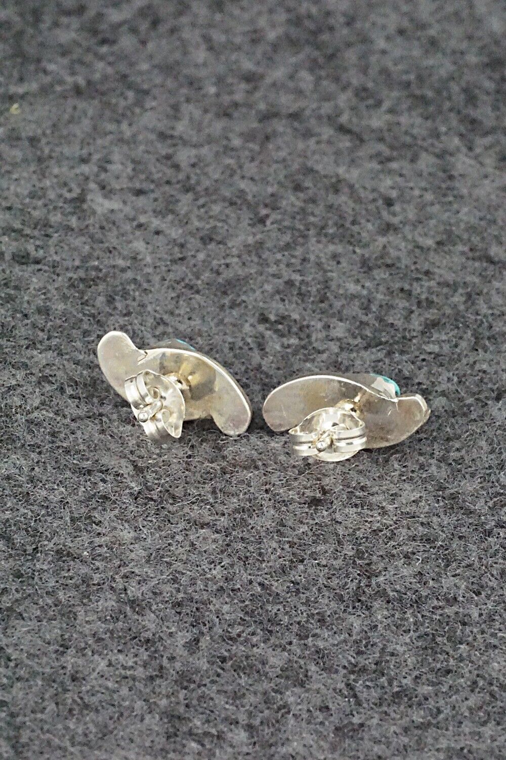 Turquoise & Sterling Silver Earrings - Lloyd Kanesta