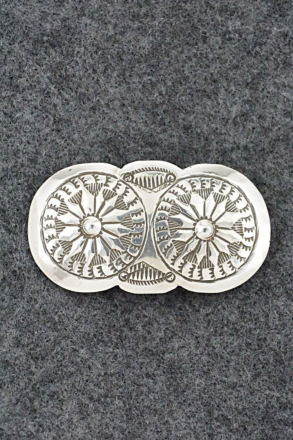 Sterling Silver Hair Barrette - Arlene Soce
