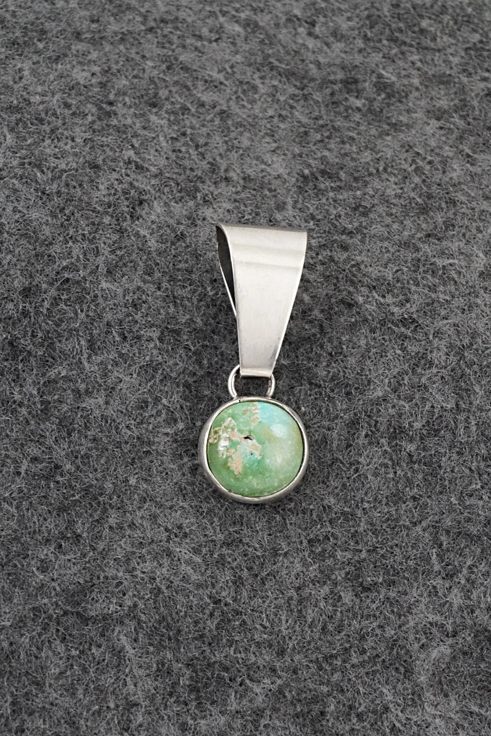 Turquoise & Sterling Silver Pendant - Rosemary Saunders