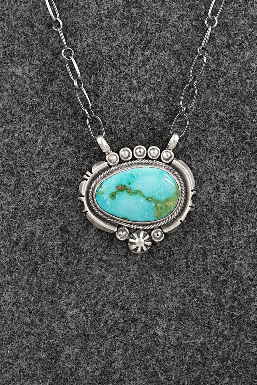 Turquoise & Sterling Silver Necklace - Daniel Benally