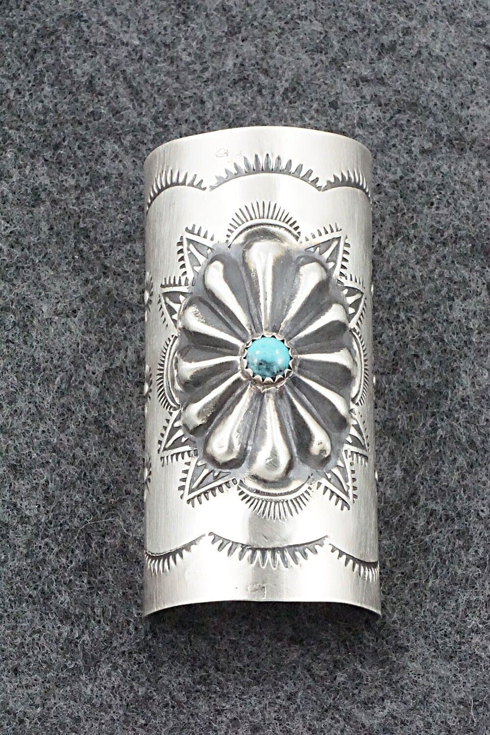 Turquoise & Sterling Silver Hair Pin - Arlene Soce