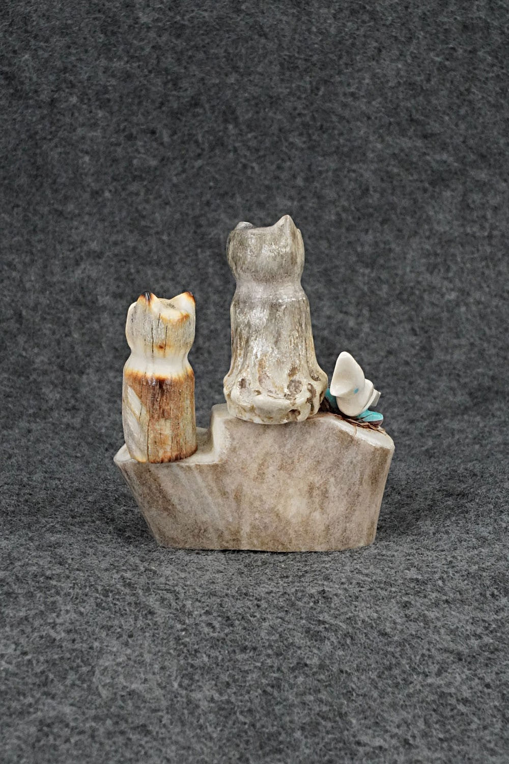 Owls Zuni Fetish Carving - Marvelita Phillips