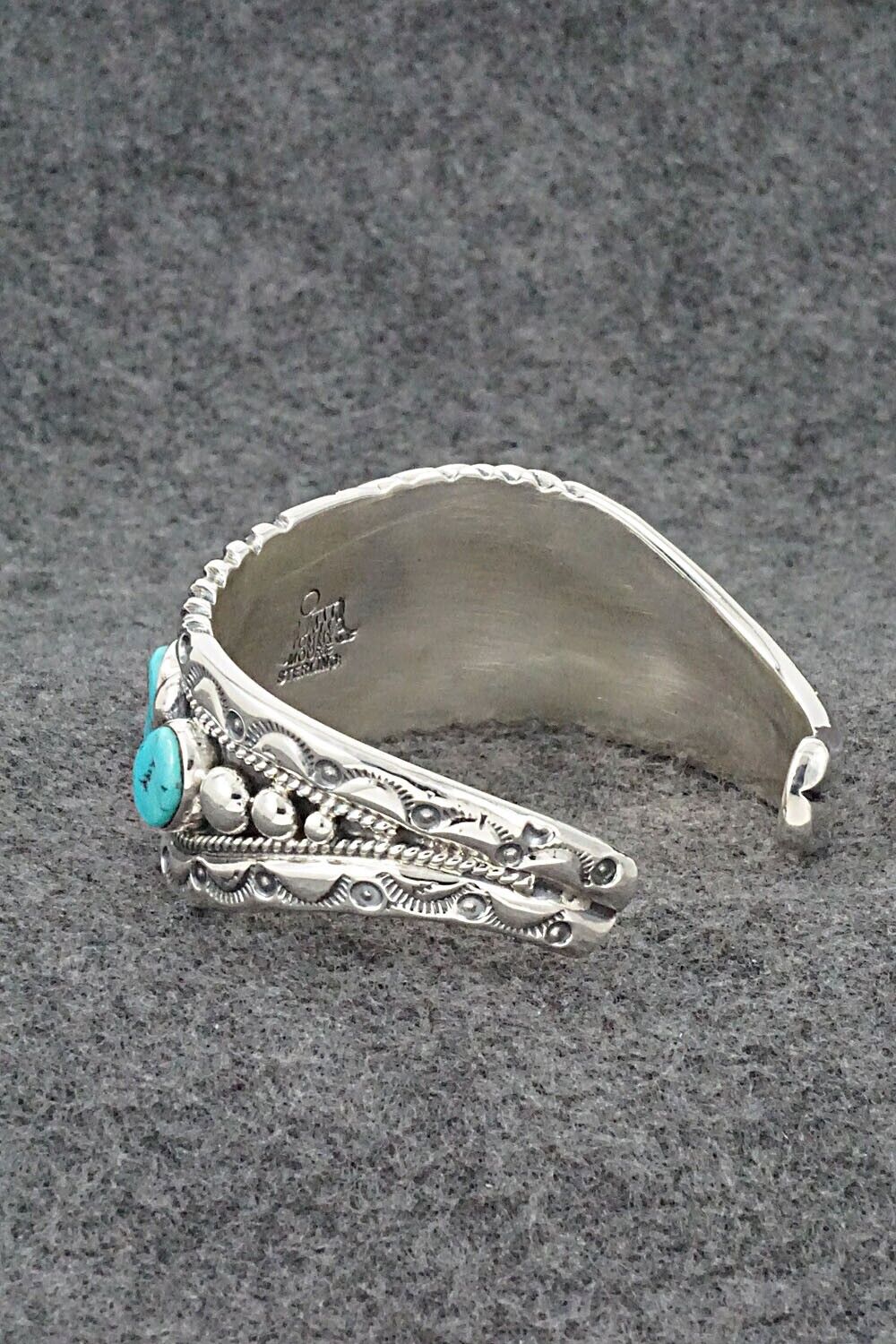 Turquoise & Sterling Silver Bracelet - Tommy Moore