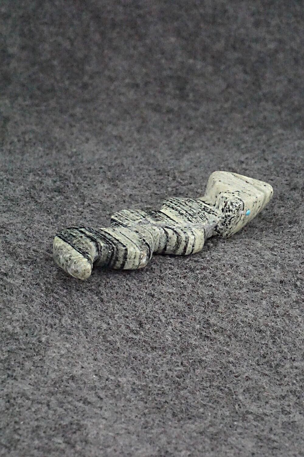 Rattlesnake Zuni Fetish Carving - Reynold Lunasee