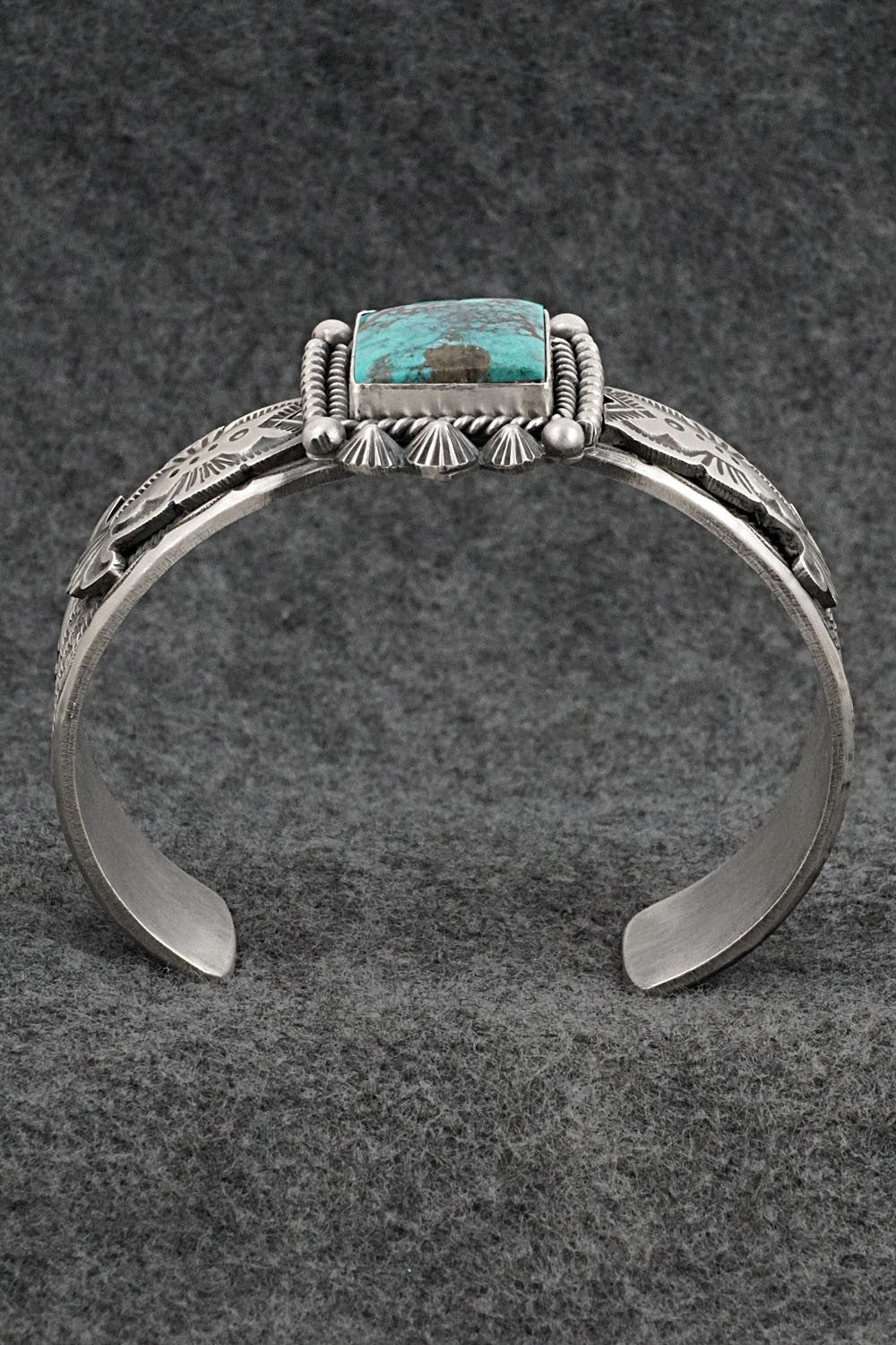 Turquoise & Sterling Silver Bracelet - Michael Calladitto