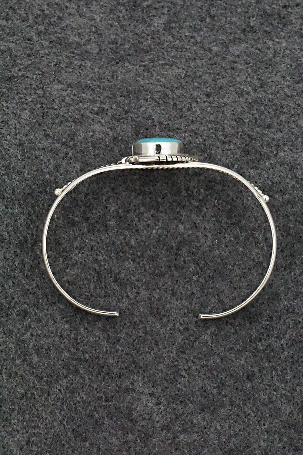 Turquoise & Sterling Silver Bracelet - Peggy Skeets