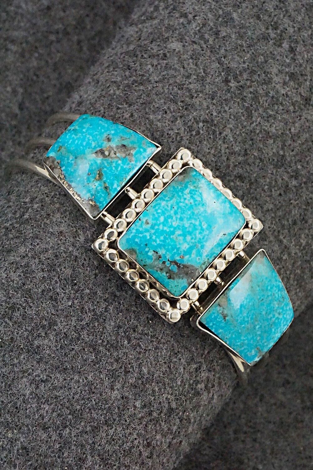 Turquoise & Sterling Silver Bracelet - Irvin Tsosie
