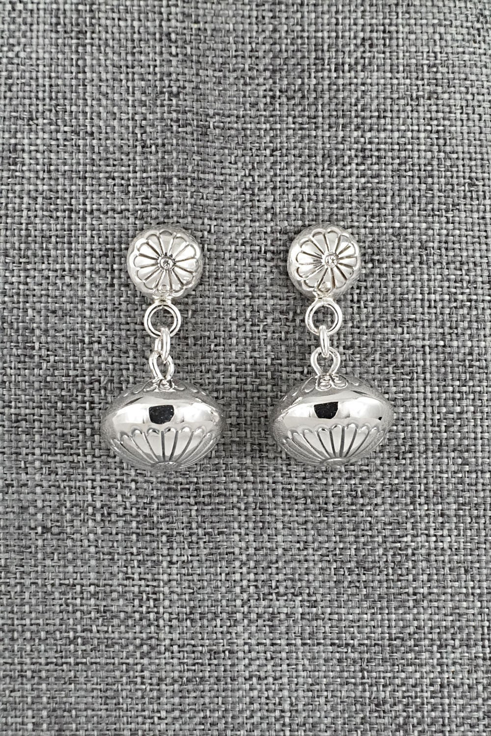 Sterling Silver Earrings - Marie Yazzie