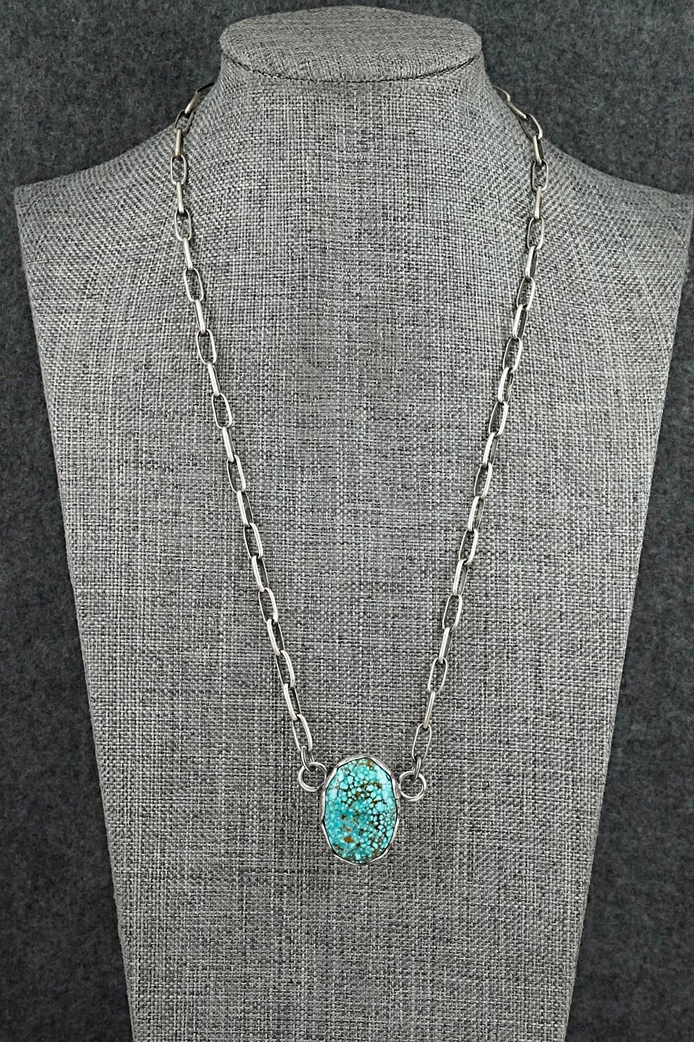 Turquoise & Sterling Silver Necklace - Randy Boyd