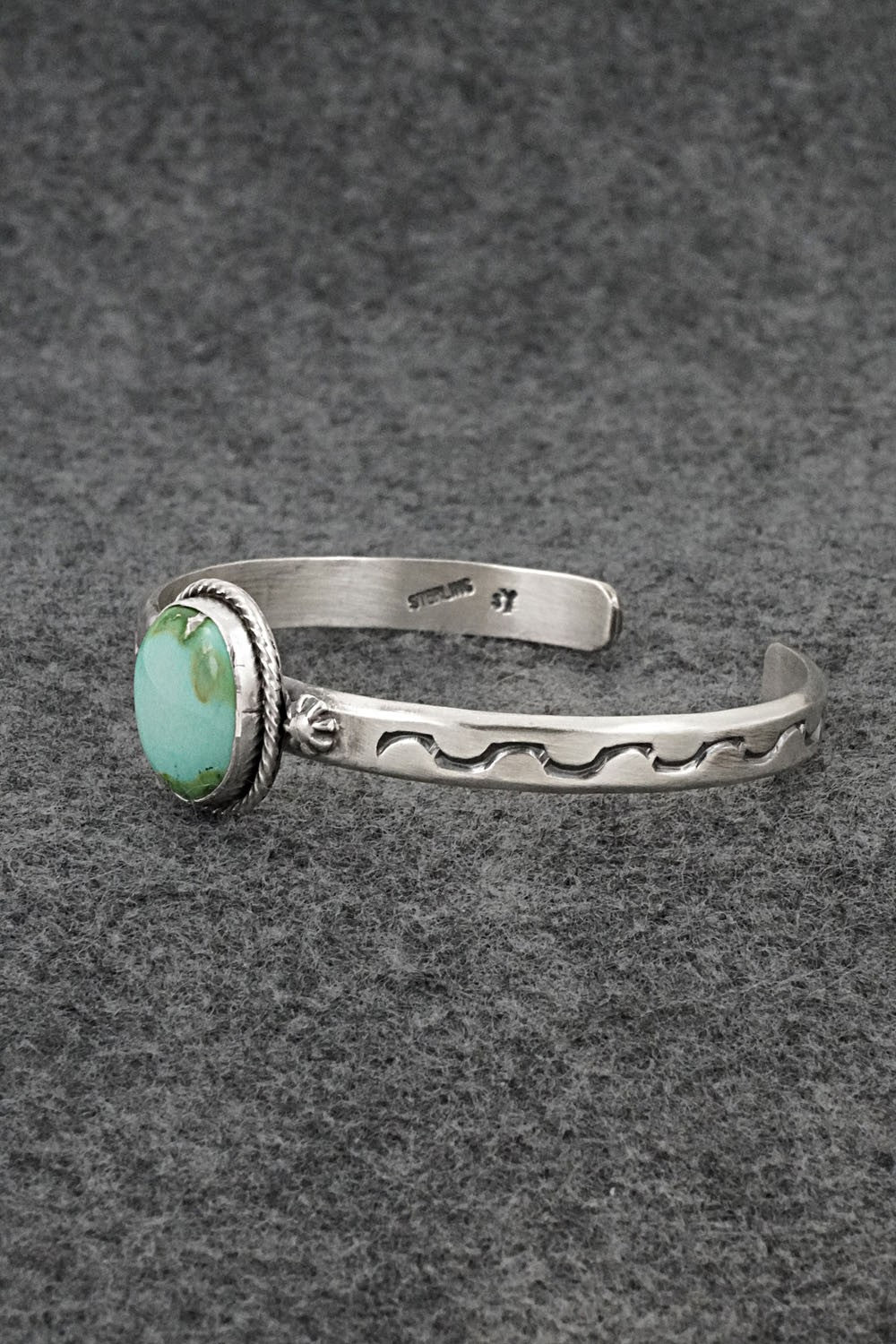Turquoise & Sterling Silver Bracelet - Samuel Yellowhair