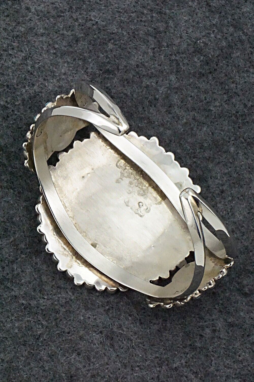 Turquoise & Sterling Silver Bracelet - Carlos Tsipa