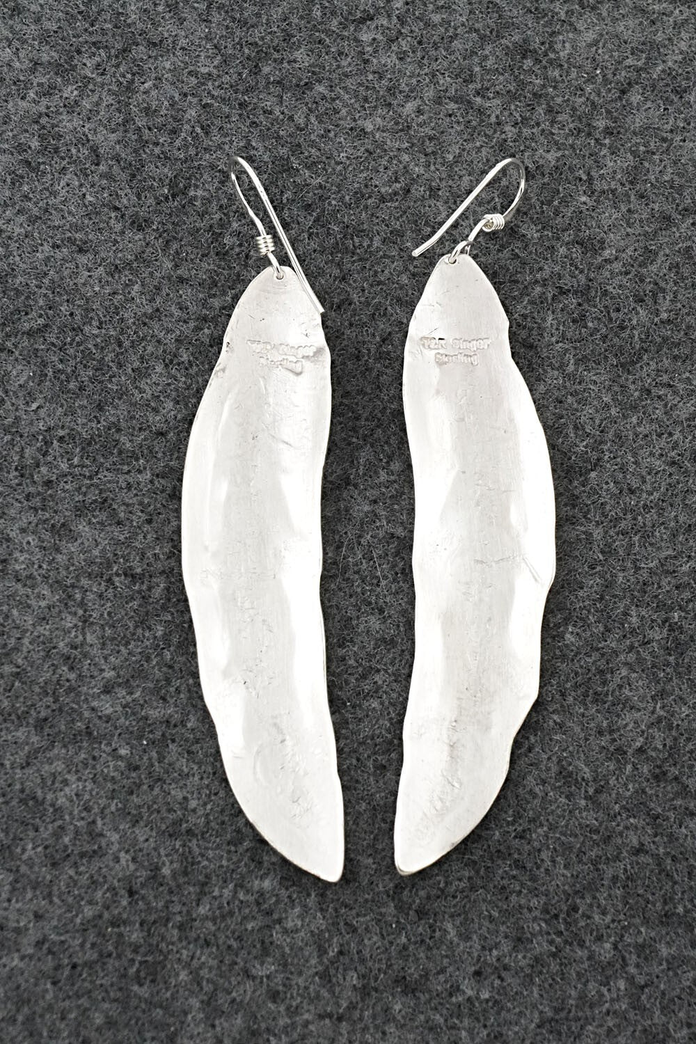 Onyx & Sterling Silver Earrings - Rosita Singer