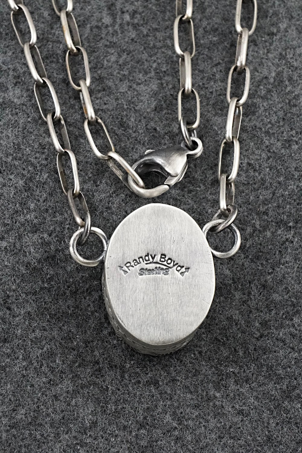 Turquoise & Sterling Silver Necklace - Randy Boyd