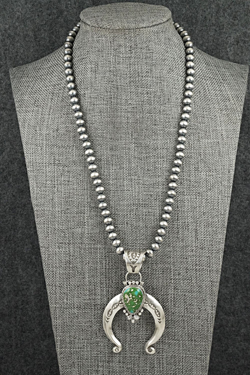 Turquoise & Sterling Silver Necklace - Samuel Yellowhair
