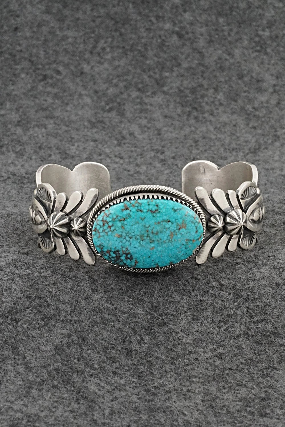 Turquoise & Sterling Silver Bracelet - Mark Yazzie
