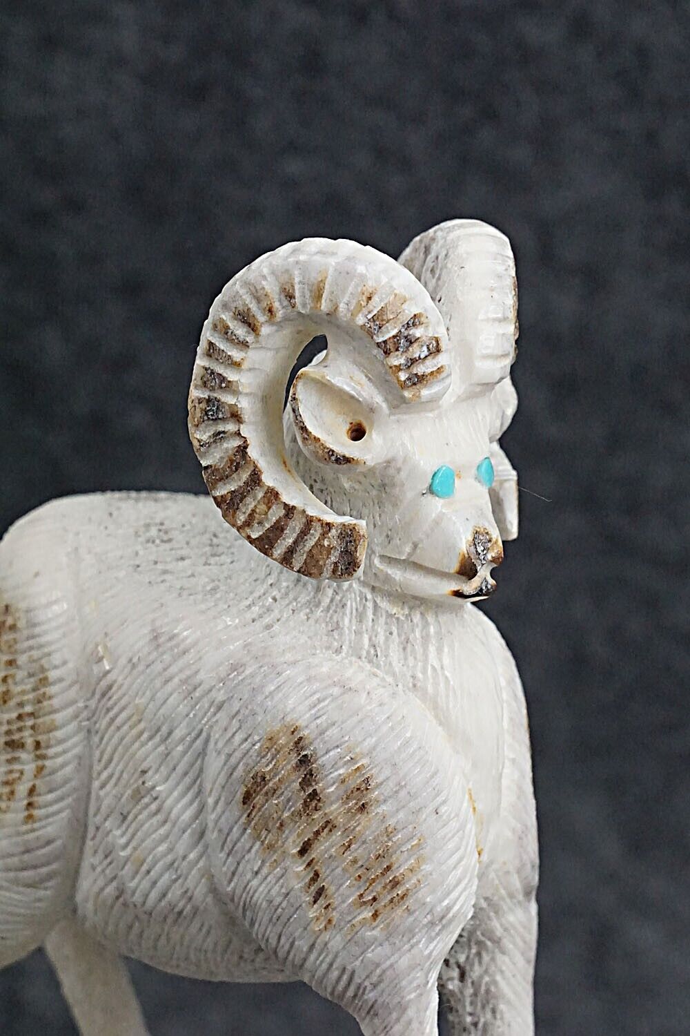 Ram Zuni Fetish Carving - Garrick Weeka