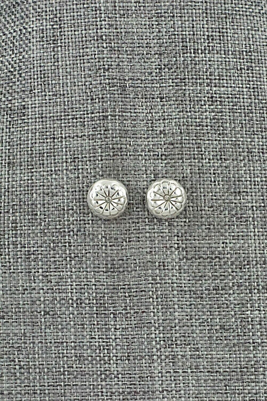 Sterling Silver Earrings - Marie Yazzie