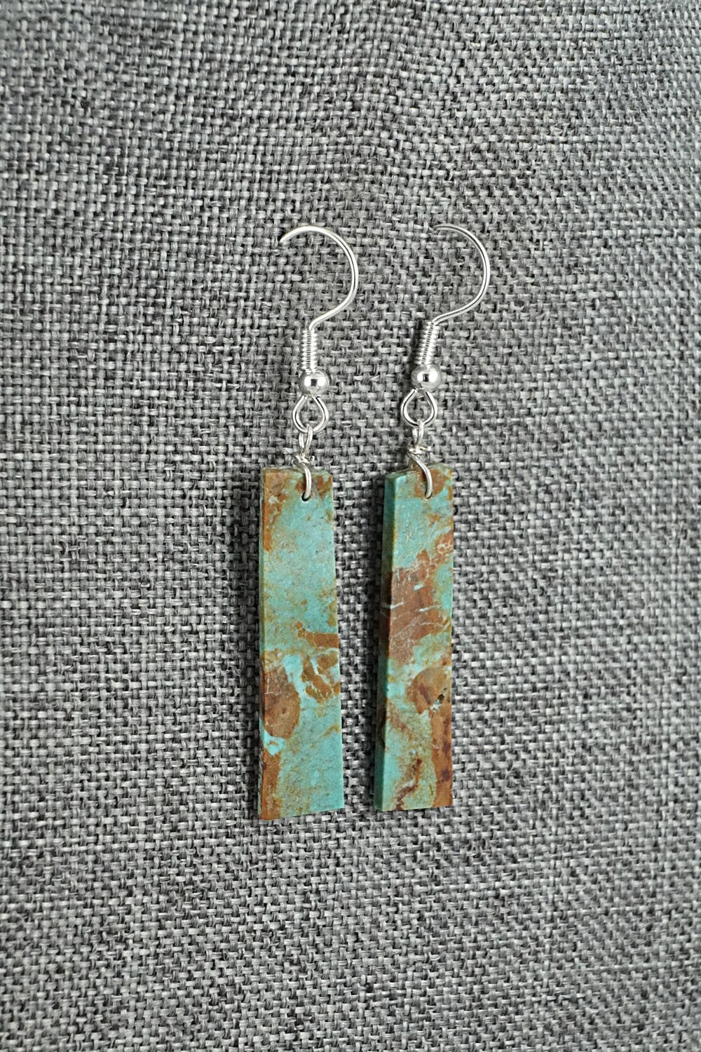 Turquoise & Sterling Silver Earrings - Tammy Nolcot
