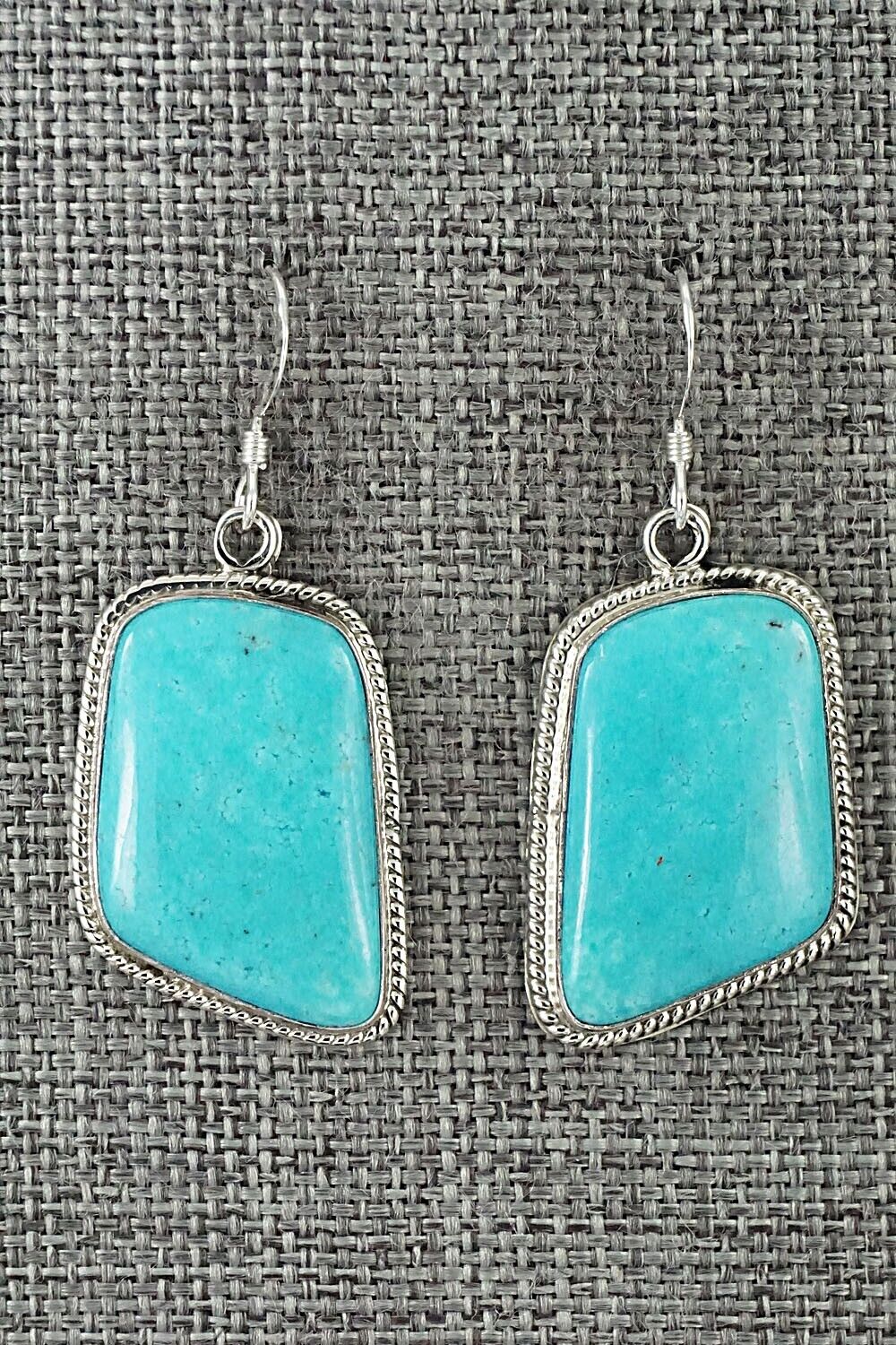 Turquoise and Sterling Silver Earrings - Sharon McCarthy