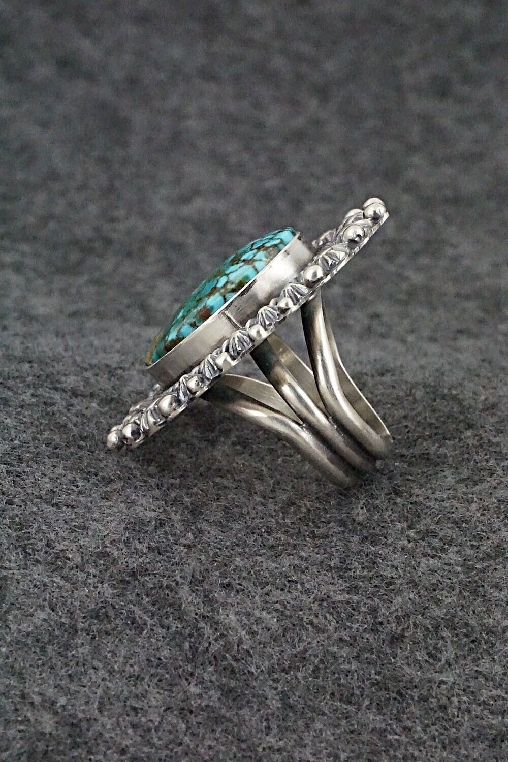 Turquoise & Sterling Silver Bracelet & Ring Set - Raymond Delgarito