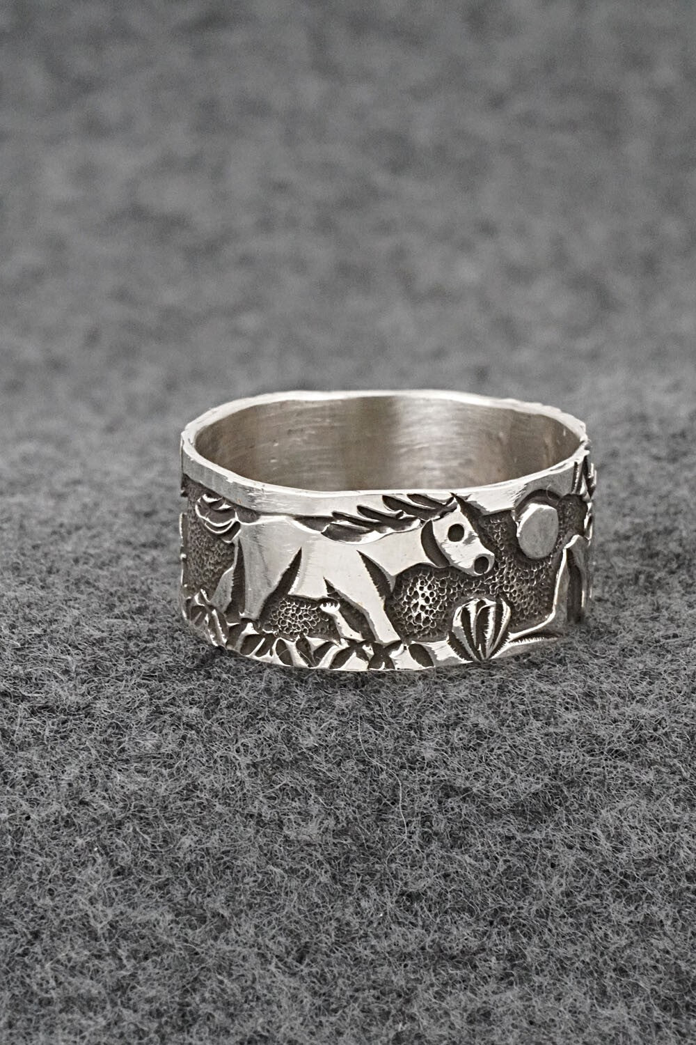 Sterling Silver Ring - Lloyd Becenti - Size 12