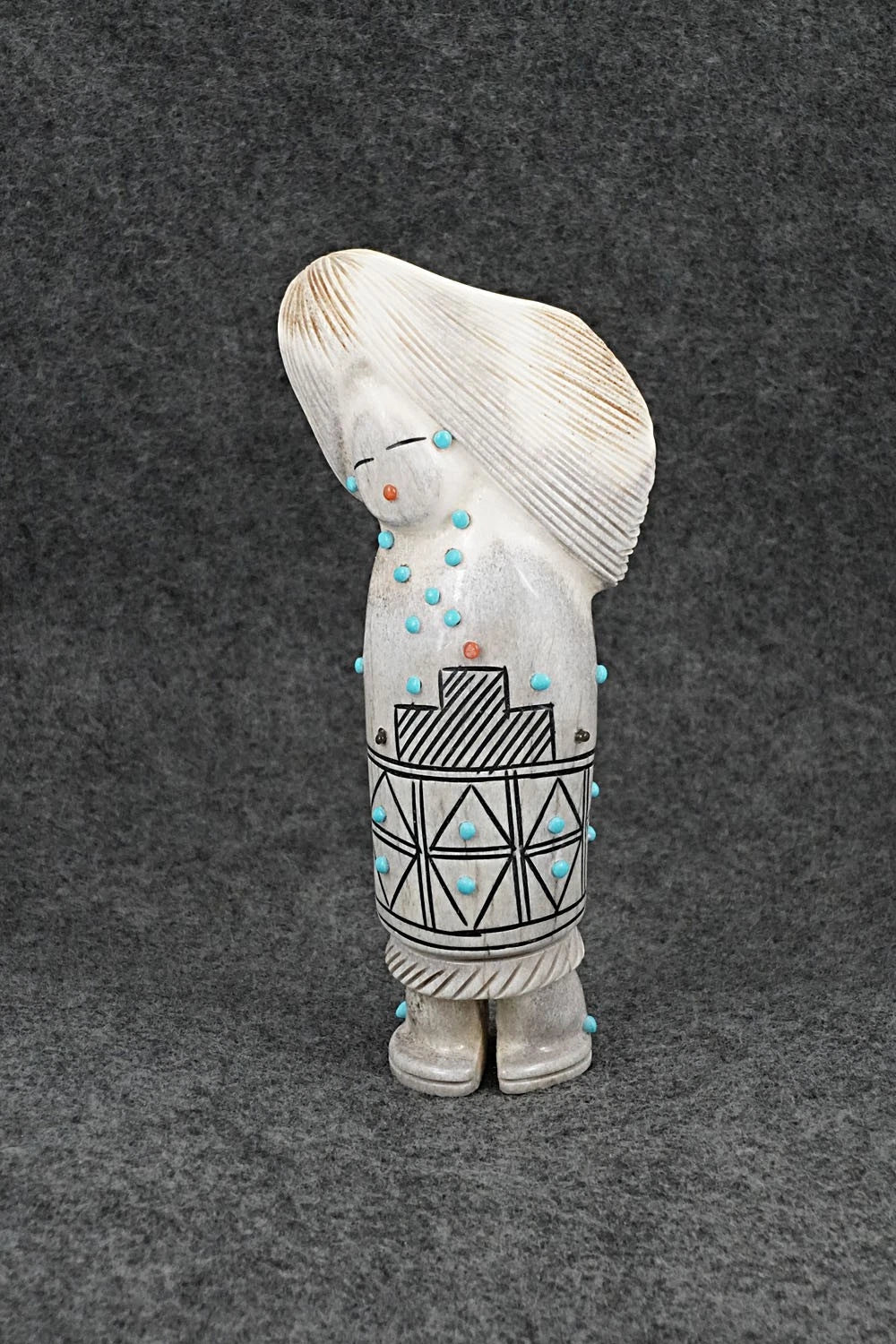 Corn Maiden Zuni Fetish Carving - Claudia Peina