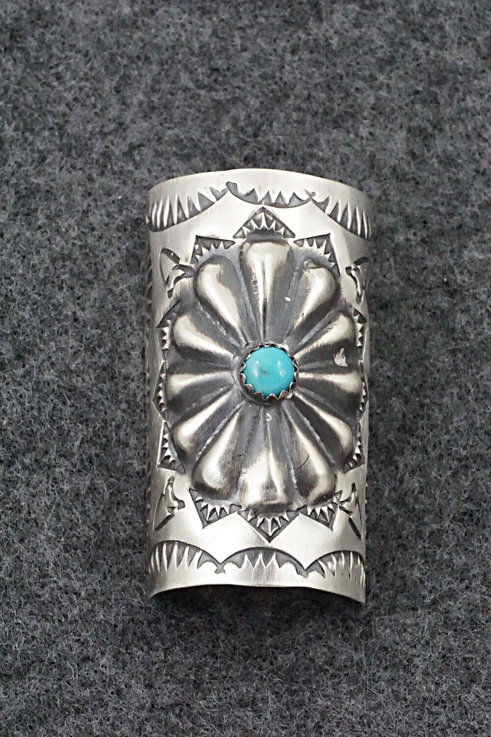 Turquoise & Sterling Silver Hair Pin - Arlene Soce