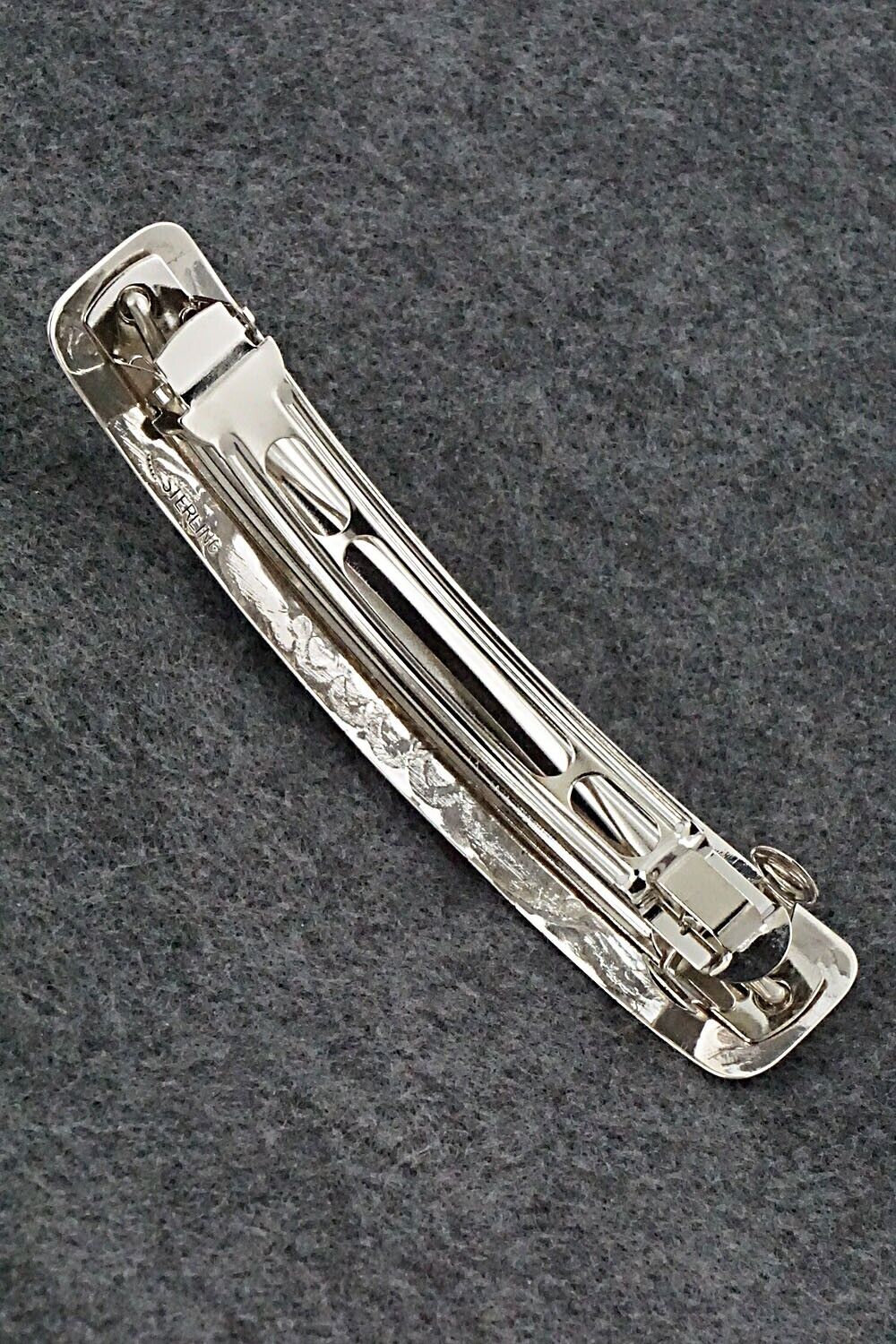 Turquoise & Sterling Silver Hair Barrette - Jolene Begay