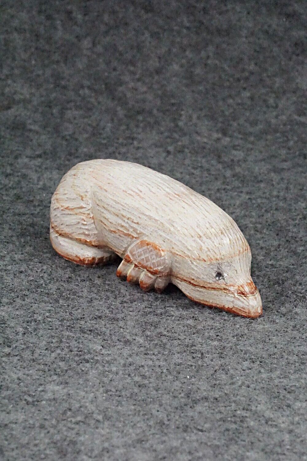 Mole Zuni Fetish Carving - Derrick Kaamasee