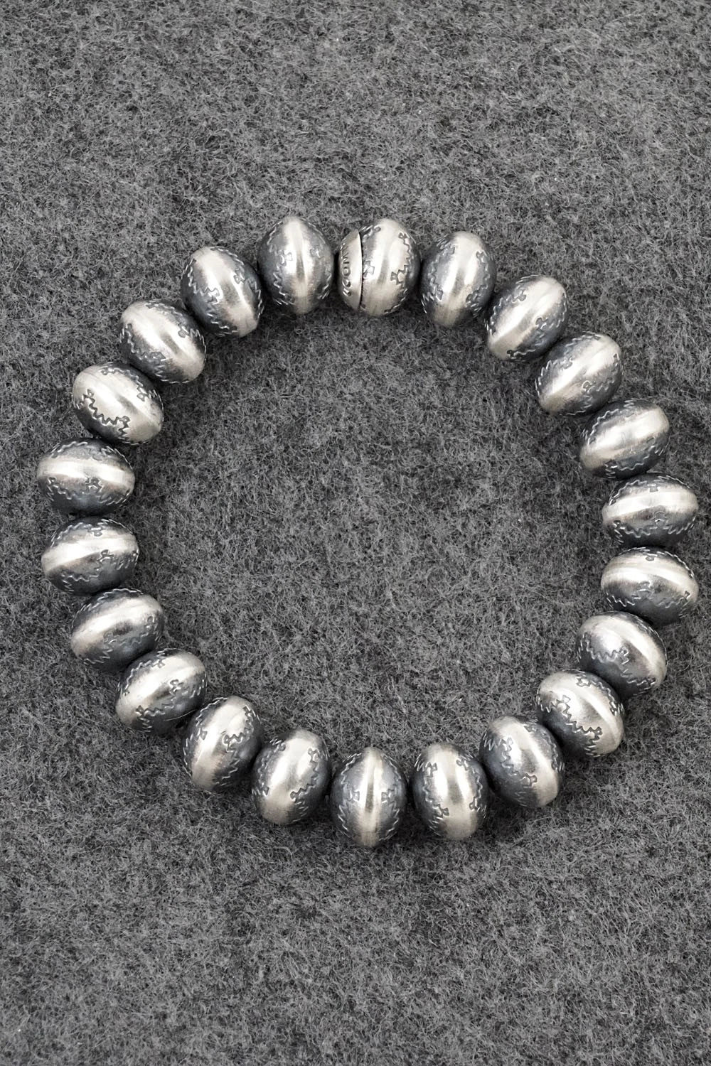 Sterling Silver Navajo Pearl Bracelet - Bryannen Halwood