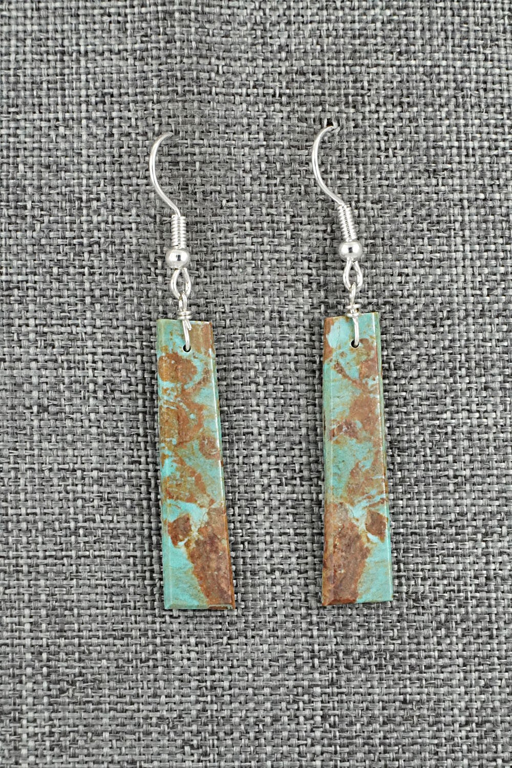 Turquoise & Sterling Silver Earrings - Tammy Nolcot